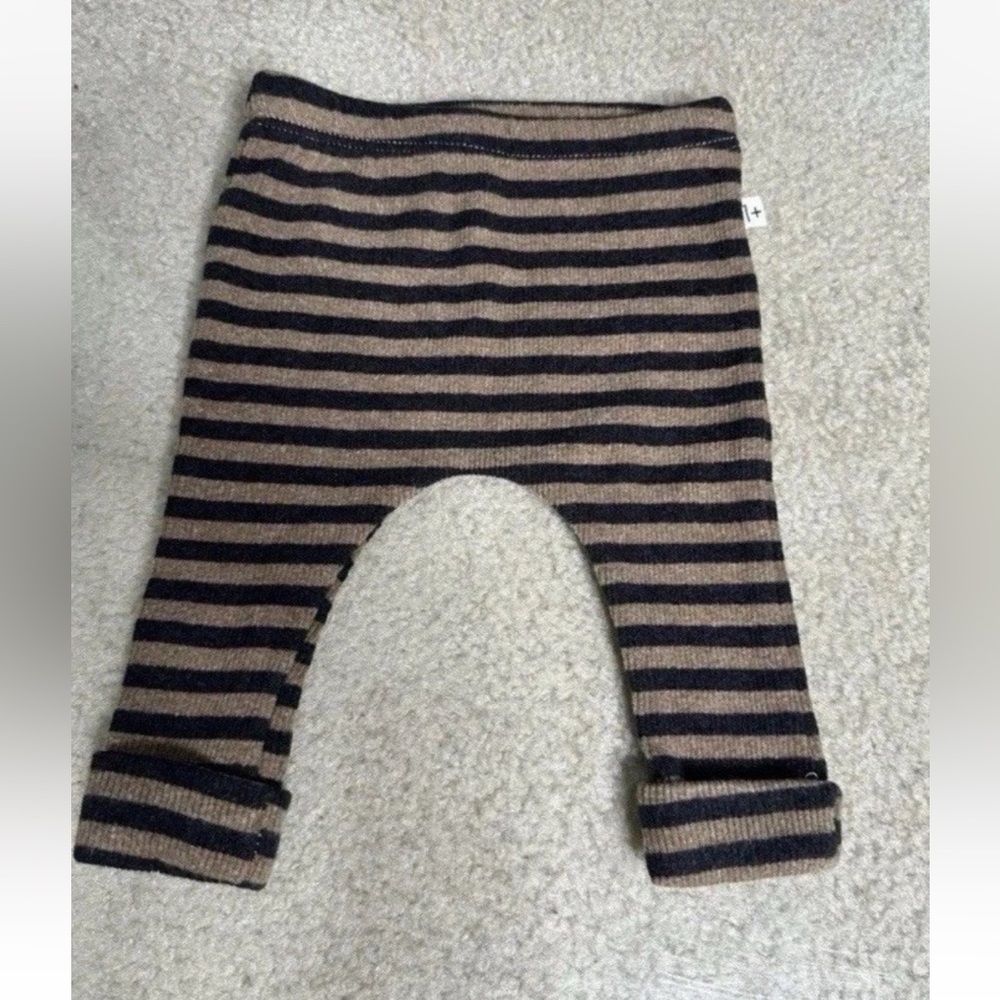 1 + in the family Brown Black Stripe Newborn Infant Pants Leggings